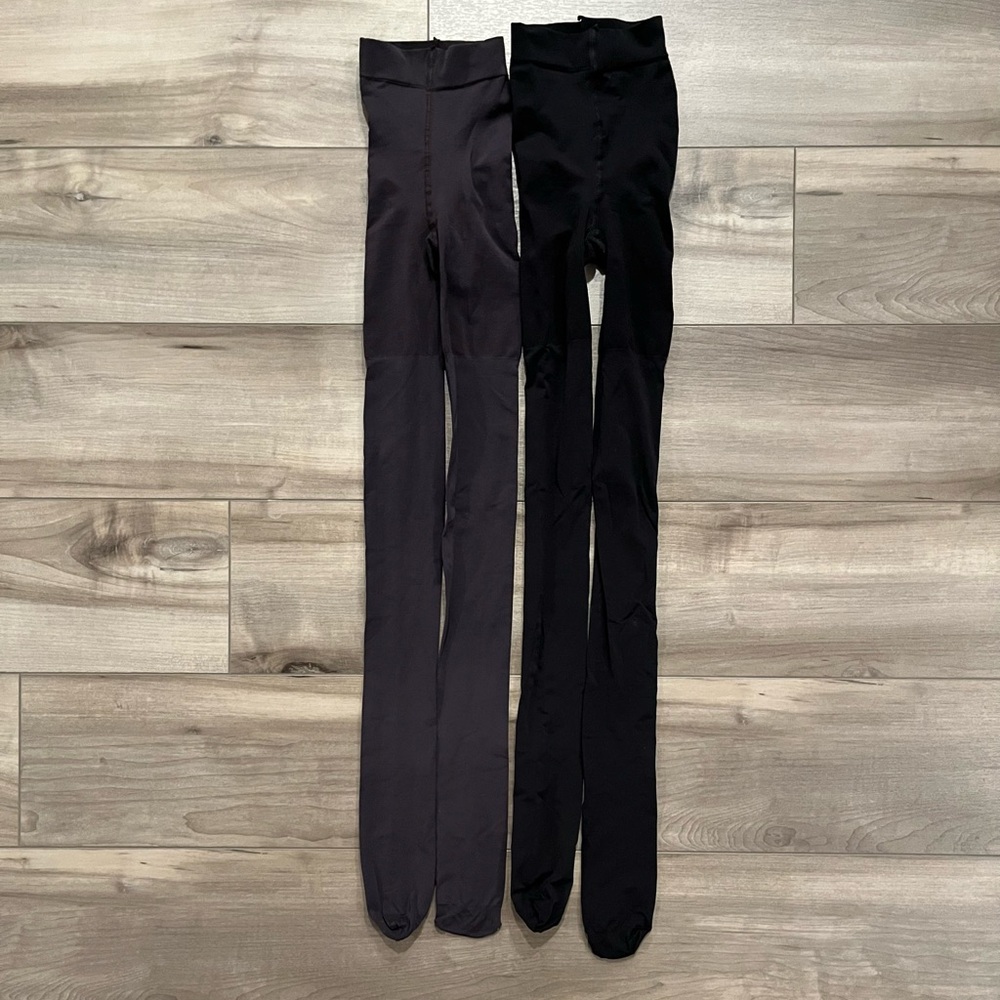 Spanx Tights Size Small/B Grey & Black